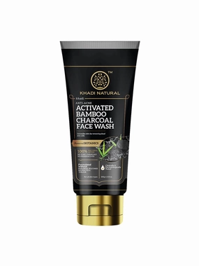 DJ Activated Bamboo Charcoal Foaming Face Wash With In- Built Brush | Anti-Pollution| Removes Dead Skin Cells | Paraben, Silicone & Sulphate Free | Powered Botanics| 100 g