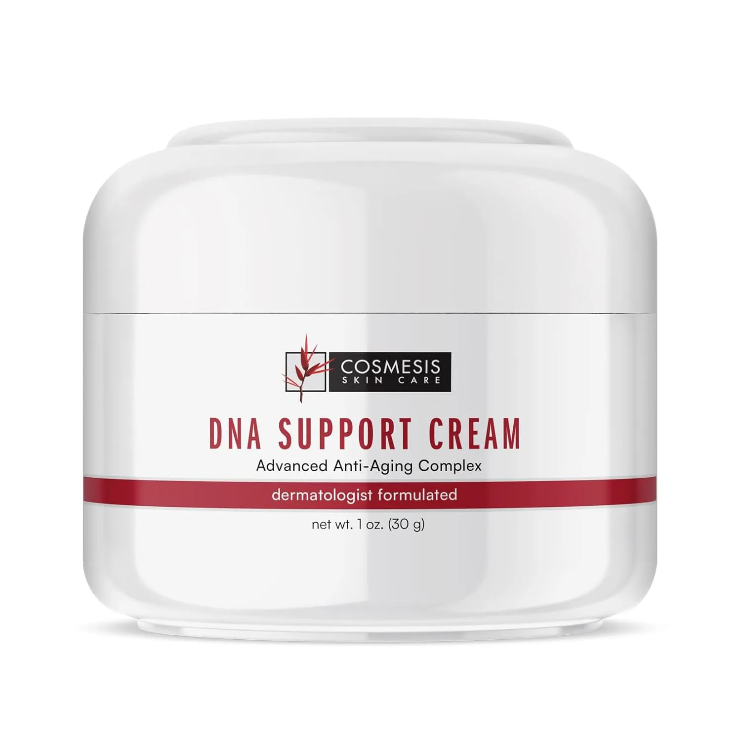 DNA Support Cream: Rejuvenate Skin with Hyaluronic Acid & Caprylic Acid Formula for Youthful Radiance & Moisturization - 1 oz Face & Décolleté