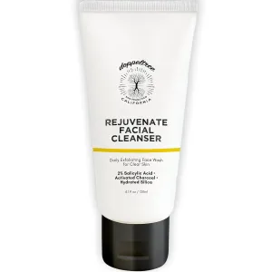Doppeltree 3-in-1 Exfoliating Facial Cleanser with 2% Salicylic Acid, Hydrated Silica, & Activated Charcoal for Clearer Skin, Oil Control & Anti Aging