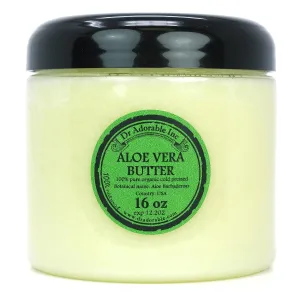Dr Adorable - 16 oz - Aloe Vera Butter - Pure Natural Premium Organic Cold Pressed