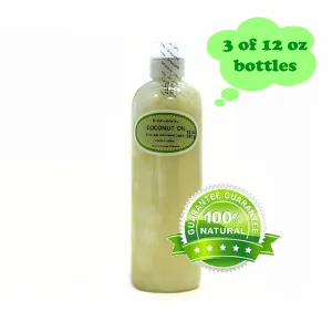 Dr Adorable - 36 oz - Coconut Extra Virgin Oil - 100% Pure Natural Organic Cold Pressed (3 of 12 oz)