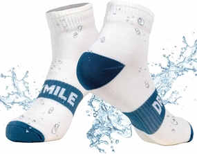 DRYMILE Active Waterproof Socks, Breathable Cushioned Running, Hiking, Winter Waterproof Socks for Men & Women - Ankle