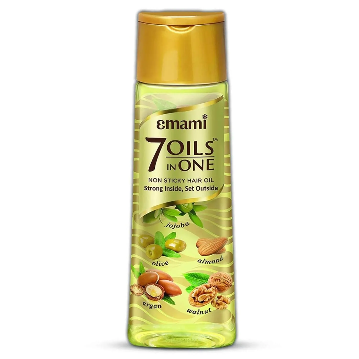 Ema.mi 7 Oils In One | Non Sticky & Non Greasy Hair Oil | Nourishes Scalp | Free of Sulphates, Parabens and Chemicals | With Goodness of Almond Oil, Coconut Oil, Argan Oil and Amla Oil | 16.91fl oz