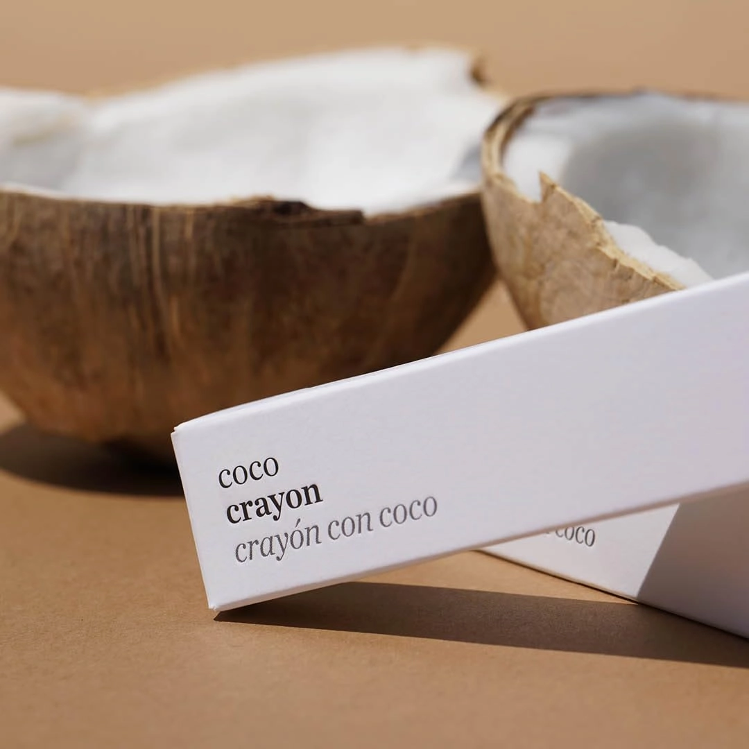 Ere Perez - Natural Coco Crayon Hydrating Lip Color | Baobab   Coconut Oil, Silica, Vitamin E | Protect, Nourish, Repair | Vegan, Cruelty-Free, Clean Beauty (Grace, 0.01 oz | 3 g)