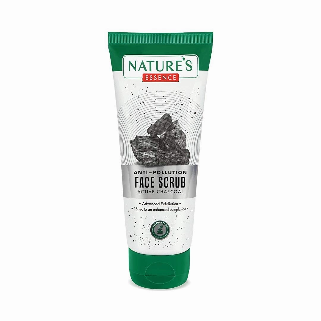 Essence Anti Pollution Charcoal Face Scrub, Hydrating, Moisturizing, Exfoliating, Alcohol Free -50 gm