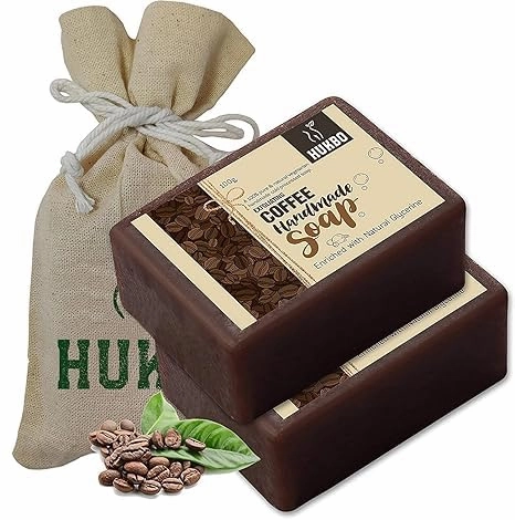 Exfoliating Coffee Handmade Soap,100gms each (Pack of 2) (200 g)
