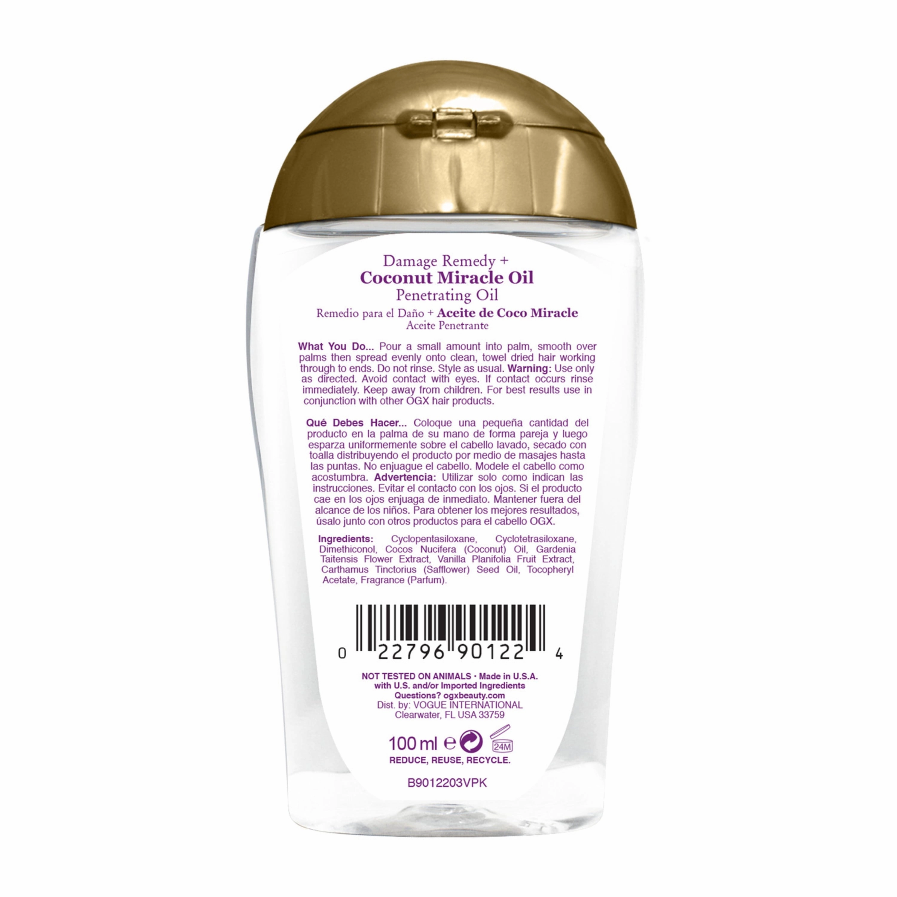 Extra Strength Damage Remedy   Coconut Miracle Oil Penetrating Hair Oil New