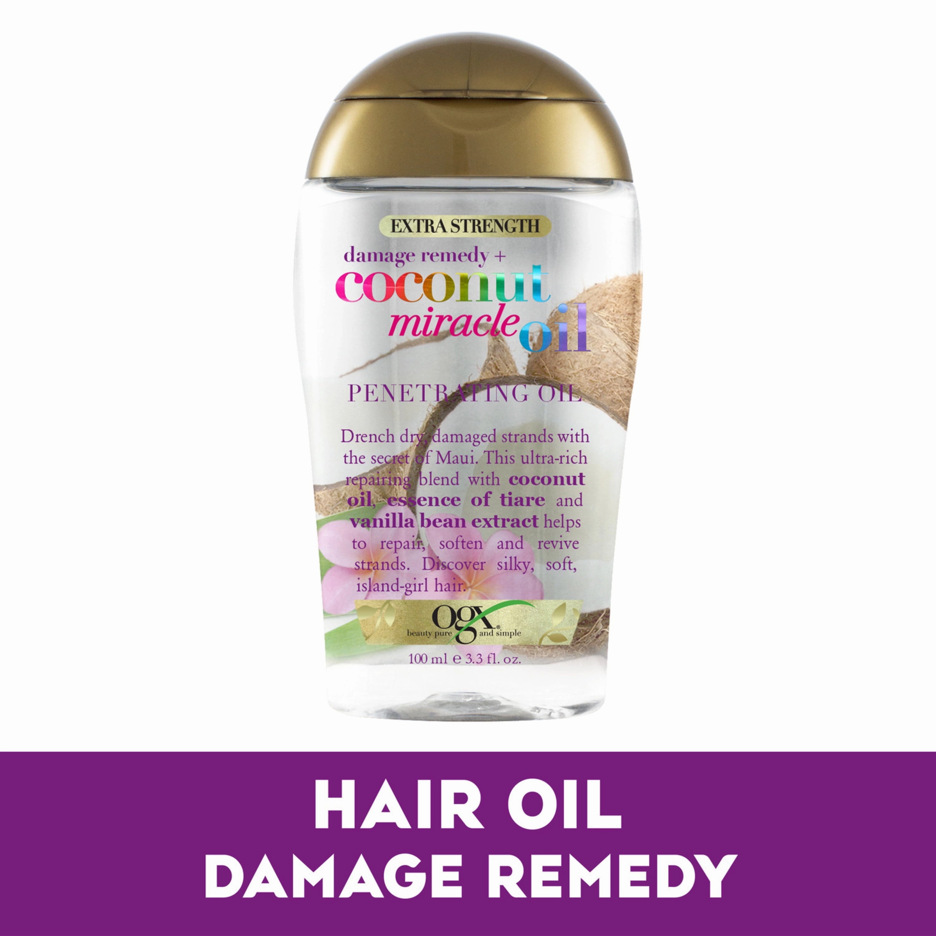 Extra Strength Damage Remedy   Coconut Miracle Oil Penetrating Hair Oil New