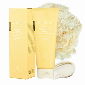 Face Wash PH Balance Vegan, Organic Face Wash, Hydrating Facial Cleanser, Nourishing Face Cleanser for a Fresh and Glowing, Deep Cleansing with Idebenone Liposome, Korean Skin Care