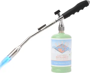 Flame King Propane Gas Blow Torch 20,000 BTU w/Self Igniter, Fire and Charcoal Starter, Weed Burner and more