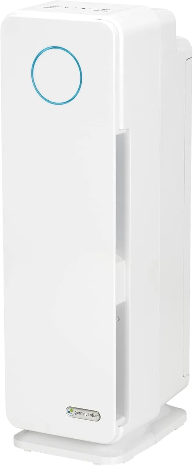 GermGuardian Air Purifier for Homes with Pets, H13 Pet HEPA Filter, Removes Pet Dander, Dust, Allergens, Smoke, Pollen, Odors, Mold, UV-C Light Helps Reduce Germs, 22 Inch, White, AC4300WPT