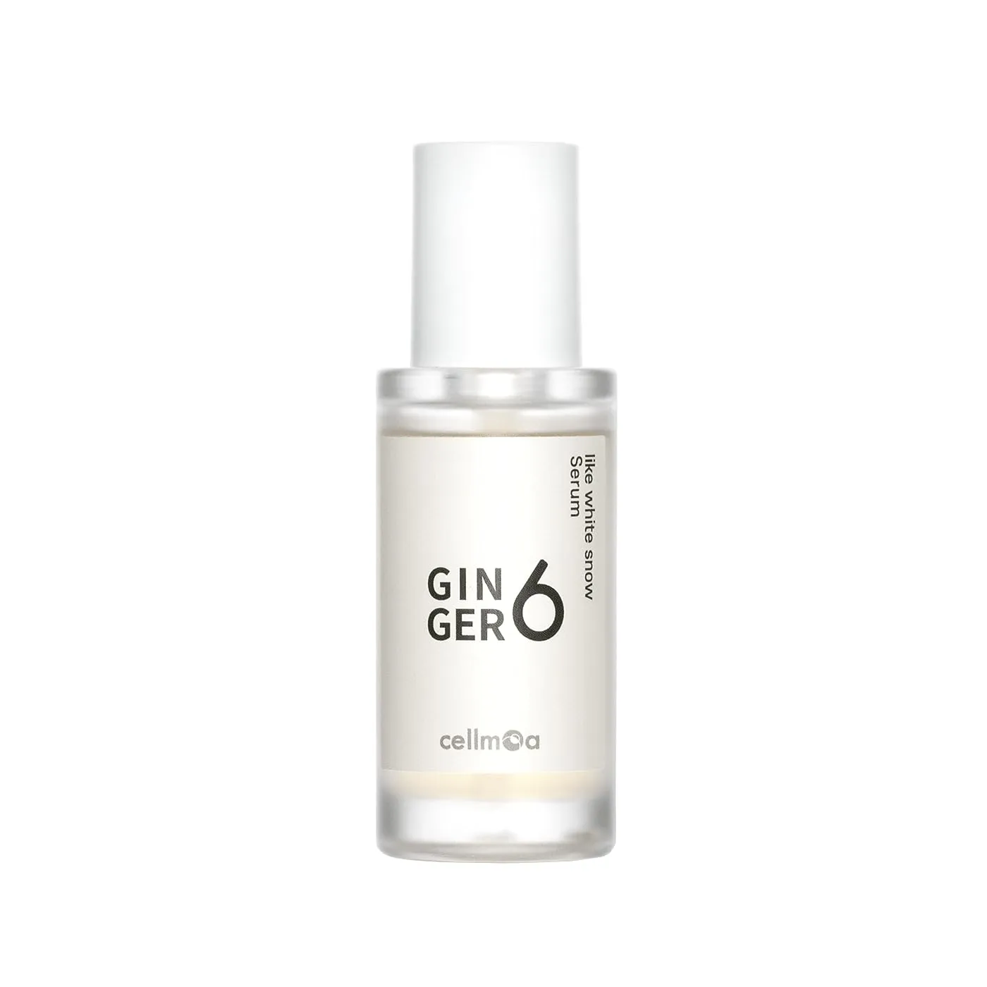 Ginger 6 Like White Snow Face Serum, 30ml – 70% Ginger Water, Deep Hydration, Anti-Aging, with Niacinamide, and Hyaluronic Acid, Revitalizing Korean Skincare