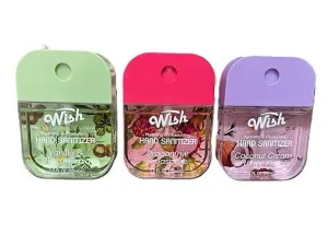 Hand Sanitizer Gift Set, 3-Piece, Coconut Cream, Dragonfruit and Vanilla Macadamia Scents, Hydrating and Moisturizing Formula