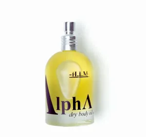 H.I.M.-istry Alpha Dry Body Oil - Moisturizes Dry Skin & Hair, Packed w/Polyphenols, Eliminates Free Radicals, Moisturizer & Hydrating for Face & Body, Formulated for All Skin Types (3.4floz)