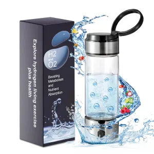Hydrogen Water Bottle, Water Ionizer with SPE PEM Tech, 2900 PPB Hydrogen Water Bottle Generator, Hydrogen Water Machine, Ionized Hydrogen Water
