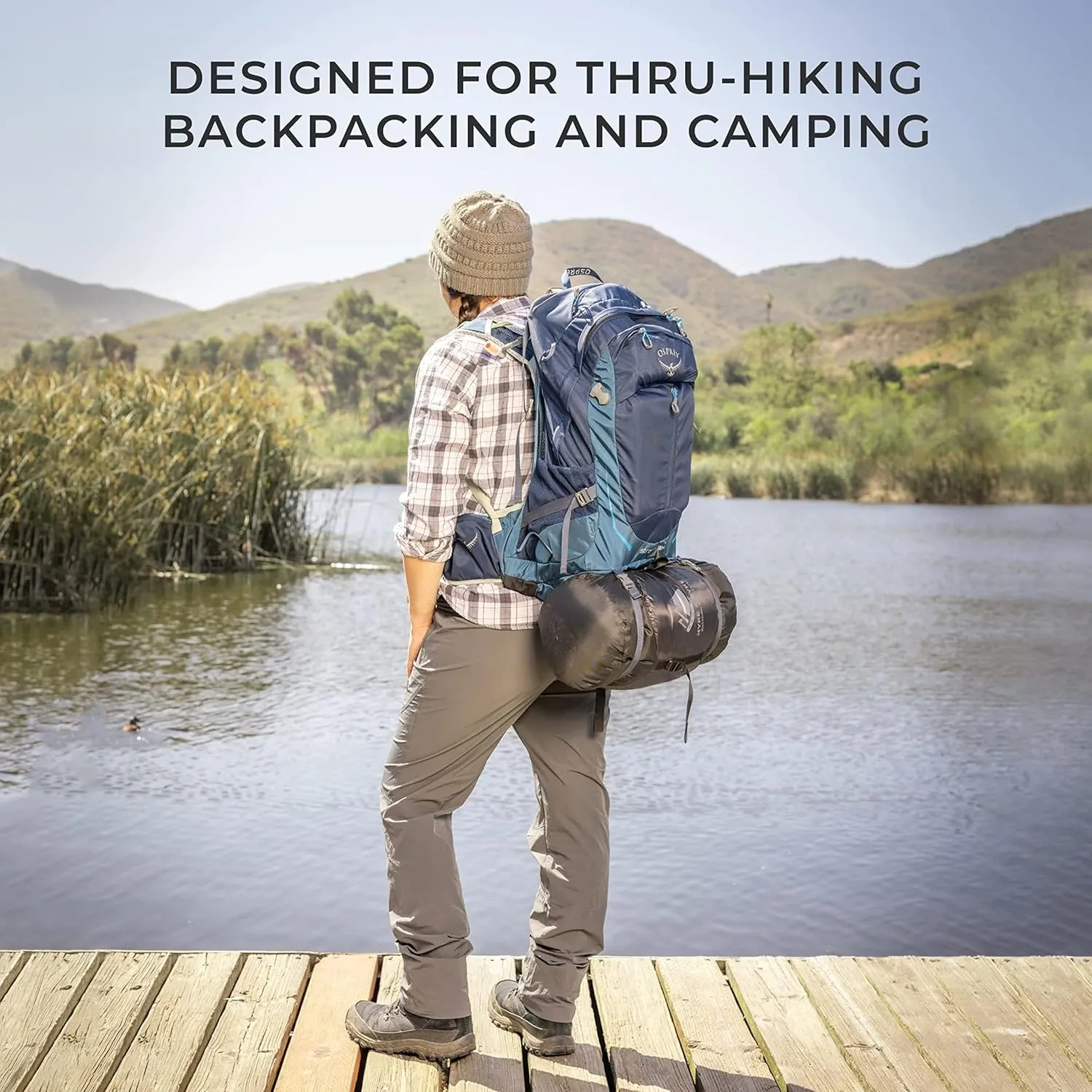 Hyke & Byke Katahdin 32 F Hiking & Backpacking Sleeping Bag - 4 Season, 625FP Ultralight Sleeping Bag - Water Resistant - Charcoal Gray - Short