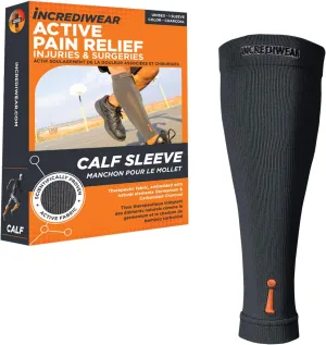 Incrediwear Calf Sleeve - Calf Sleeves for Men and Women to Help with Muscle Pain Relief, Shin Splints, and Muscle Recovery (Charcoal, S/M)