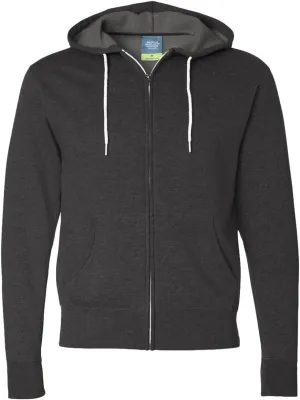 Independent Trading Co Unisex ZIP Hooded Sweatshirt Charcoal Heather 3XL