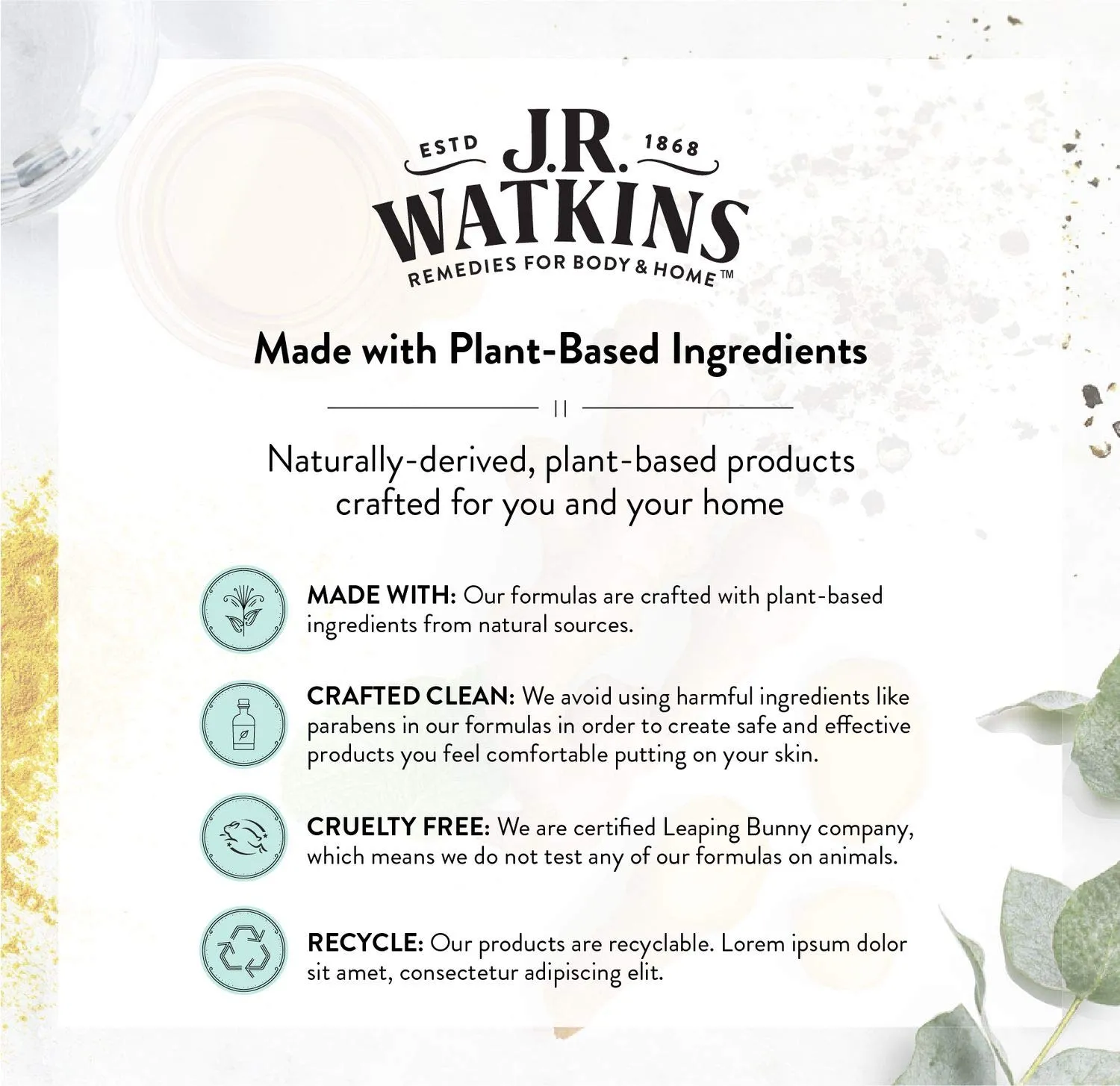 J.R. Watkins Daily Moisturizing Lotion – Body Cream in Pump Dispenser – Hydrating Skin Cream Made with Shea Butter, Cocoa Butter, Coconut Oil & Vitamin E, Lemon Cream, 18 fl oz