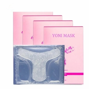 Laymoon 5-Pack T-Shaped Hydrogel Vajacial Mask – Hydrating Bikini Mask with Hyaluronic Acid & Aloe Vera | Soothing Care for Razor Bumps, Dark Spots & Ingrown Hairs | Post-Hair Removal Skincare