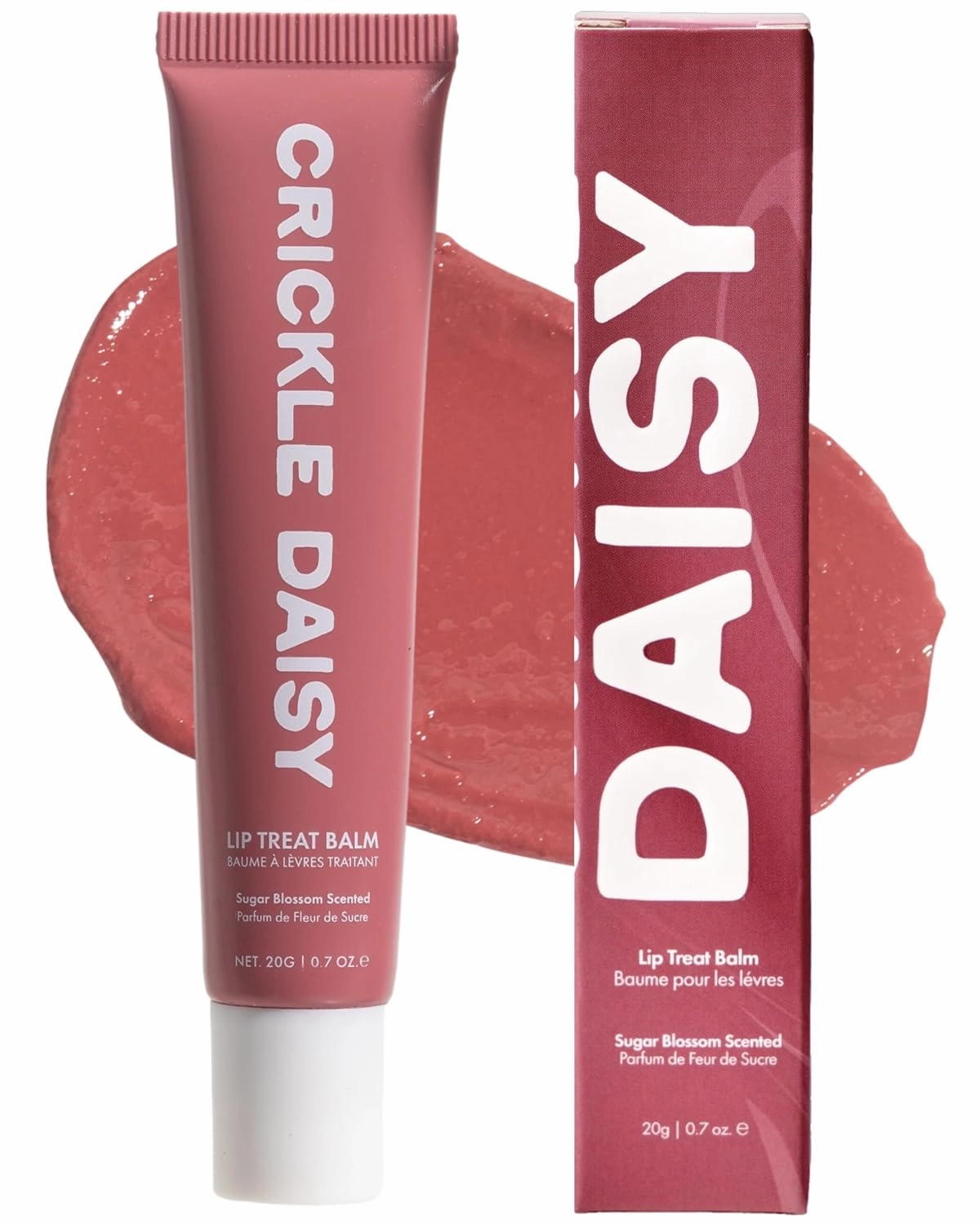 Lip Treat Balm - Hydrating & Nourishing Lip Balm with Avocado, Olive, and Coconut Oils - Softening Lip Moisturizer & Protection for Very Dry Lips - Sugar Blossom Scented, 0.7oz