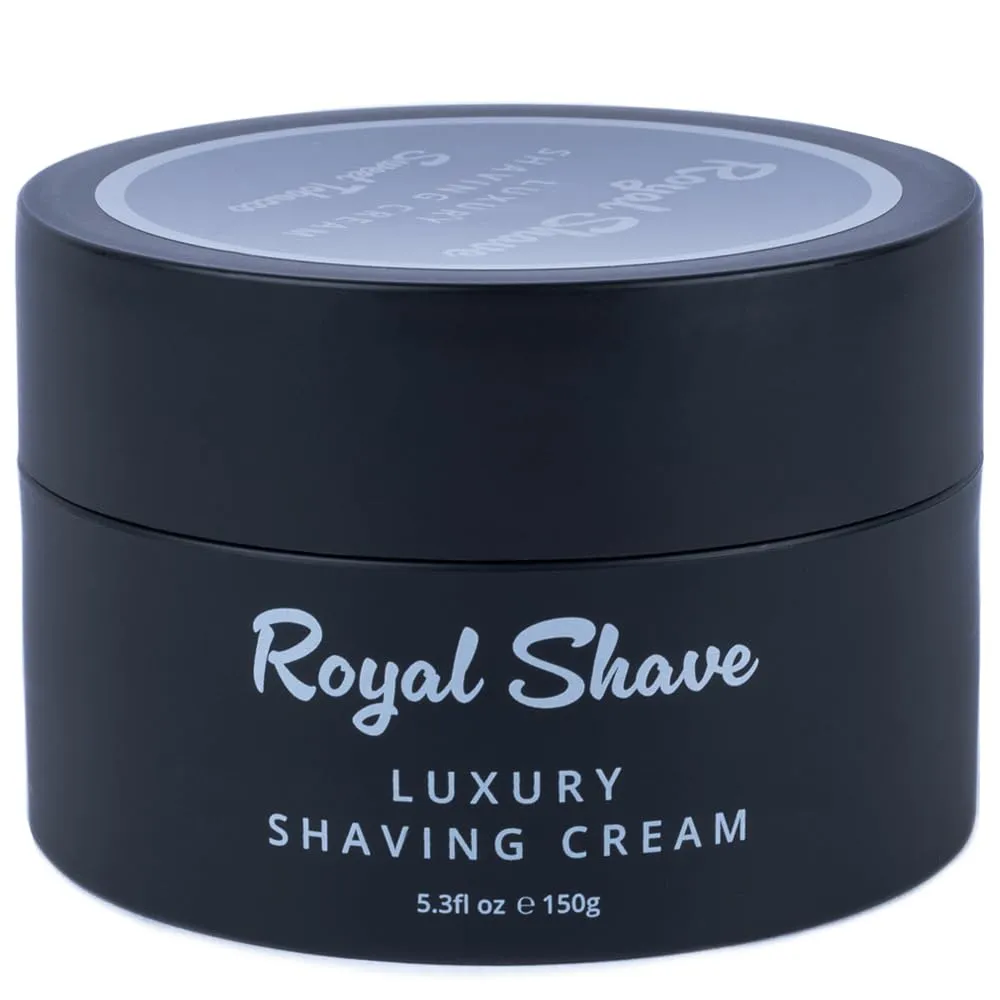 Luxury Shaving Cream for Men by Royal Shave, Premium & Rich Soothing Lathering Cream for Close & Comfortable Shave (Made in UK) (Bergamot)