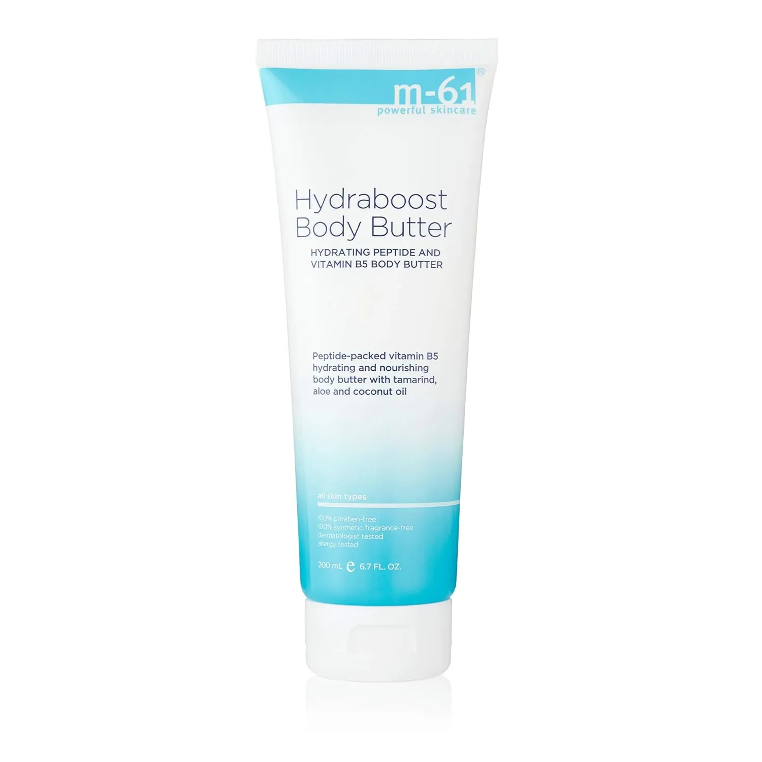m-61 Hydraboost Body Butter | Hydrating and firming body butter with peptides, vitamin B5 and coconut oil, 6.7 Fl Oz