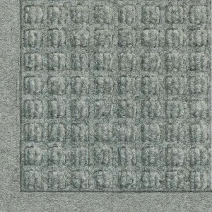 M A Matting - 280570034 WaterHog Fashion Commercial-Grade Entrance Mat, Indoor/Outdoor Charcoal Floor Mat 4' Length x 3' Width, Medium Grey by