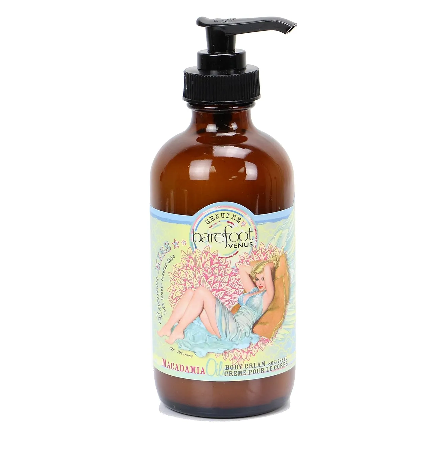 Macadamia Nut Oil and Almond Oil Body Cream 225 ML / 8 Oz (Coconut Kiss)