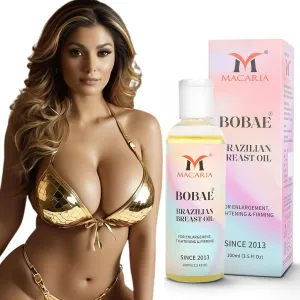 MACARIA Bobae Brazilian Breast Enlargement, Enhancement Oil Bigger Chest Flatness And Sagging Care Breast Enhancement, Cream For Dry Cracked s
