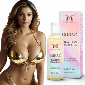 MACARIA Bobae Brazilian breast Oil firming Bust Boobs Enlargement Tightening Shape & Size up Toning Oil Quick Growth Lifting & Firming Breast Enhancement Gel
