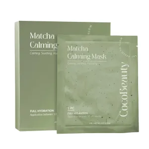 Matcha Mask – Calming Peel Off Mask for Face – Deep Cleansing & Hydrating Green Tea Facial Mask for Smooth, Radiant Skin (16 units)