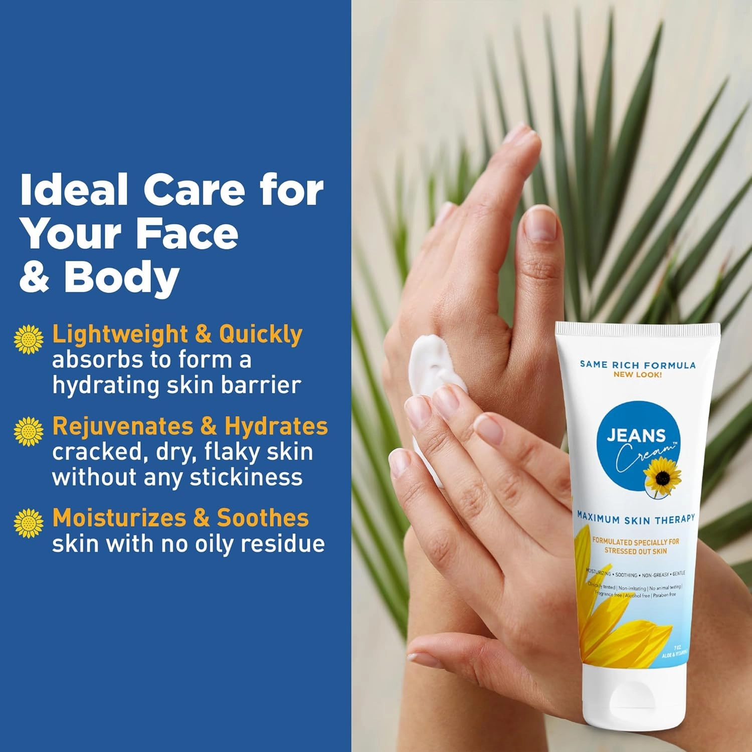 Maximum Skin Therapy Radiation Burn Cream, Moisturizing Vitamin E and Aloe Vera Cream for Compromised Skin, Minor Cuts, Sunburn and More, Non-Greasy Formula, 7 oz