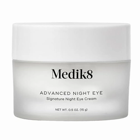 Medik8 Advanced Night Eye - Multi Peptide and Caffiene Eye Cream - Overnight Eye Cream for Smoothing Wrinkles and Dark Circles - 0.5 oz
