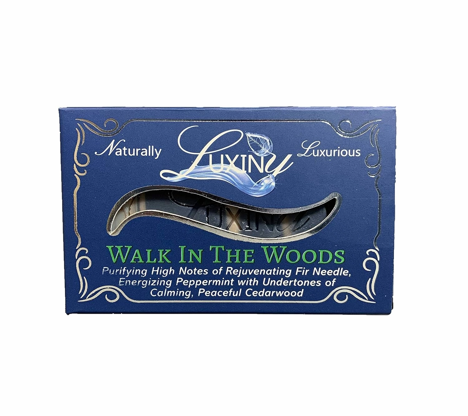 Men’s Soap Bar, Natural Bar Soap Walk in the Woods with Cedarwood Peppermint & Fir Oil is Handmade Body Soap Bar Palm Oil Free, Moisturizing, Vegan Castile Soap with Essential Oils (3 Pack)