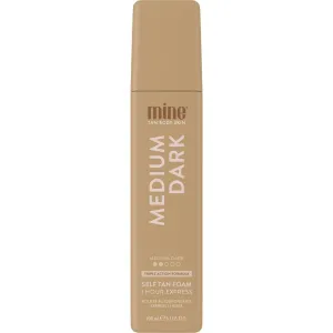 MineTan Dark Self Tanning Foams | Bronze Collection - Best Fake Tanner Mousse for a Deep Instant Bronzing Glow, 1 Hour Express, Face & Body, Ultra Hydrating Formula, Coconut Scented, 6.7 Fl Oz