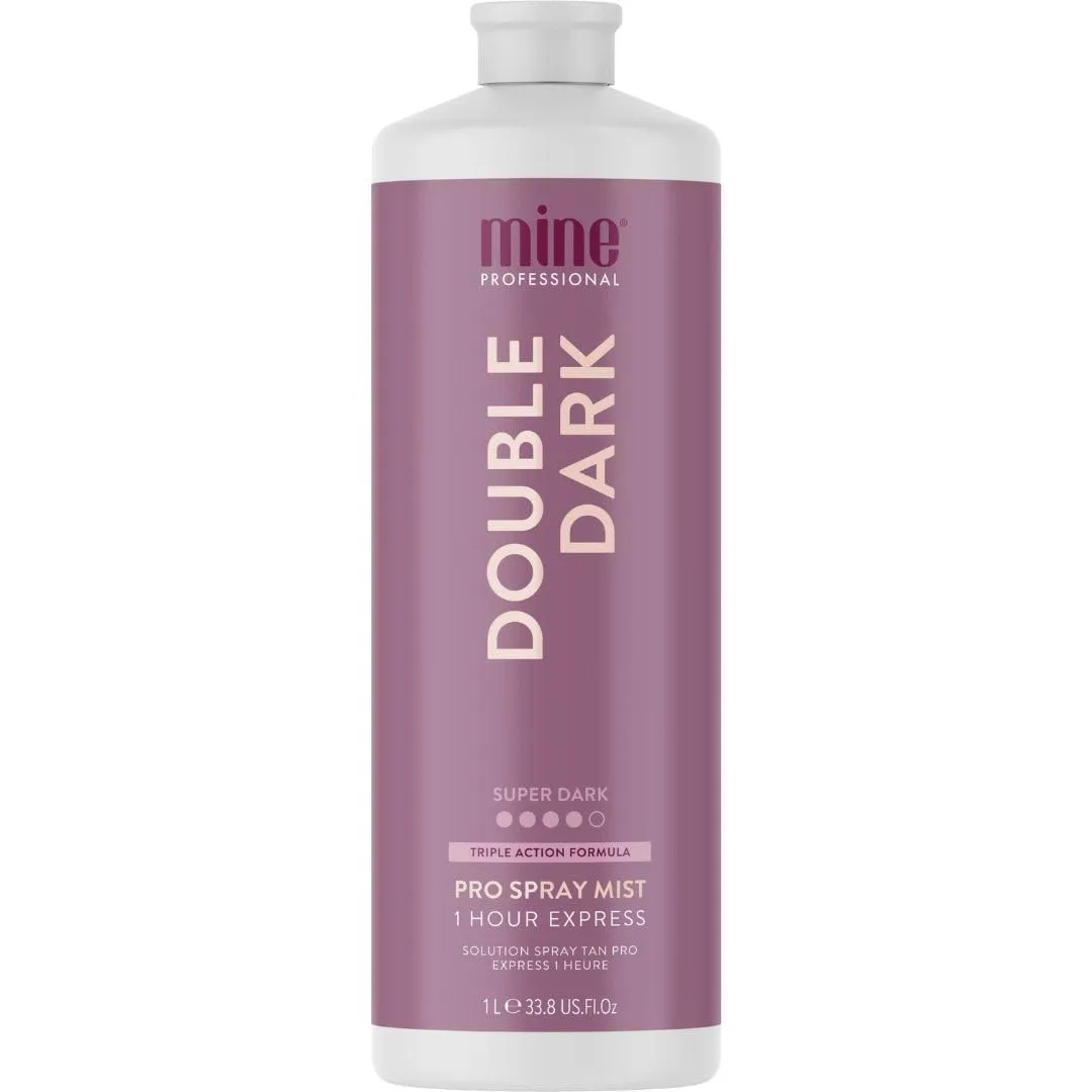 MineTan Spray Tan Solution | Bronze Collection - Dark Sunless Tanning Solutions for a Bronzed, Glow Skin Finish, Fast Dry, Hydrating, Coconut Scented, Salon Pro Formula Fake Tanner Mist, 33.8 Fl Oz