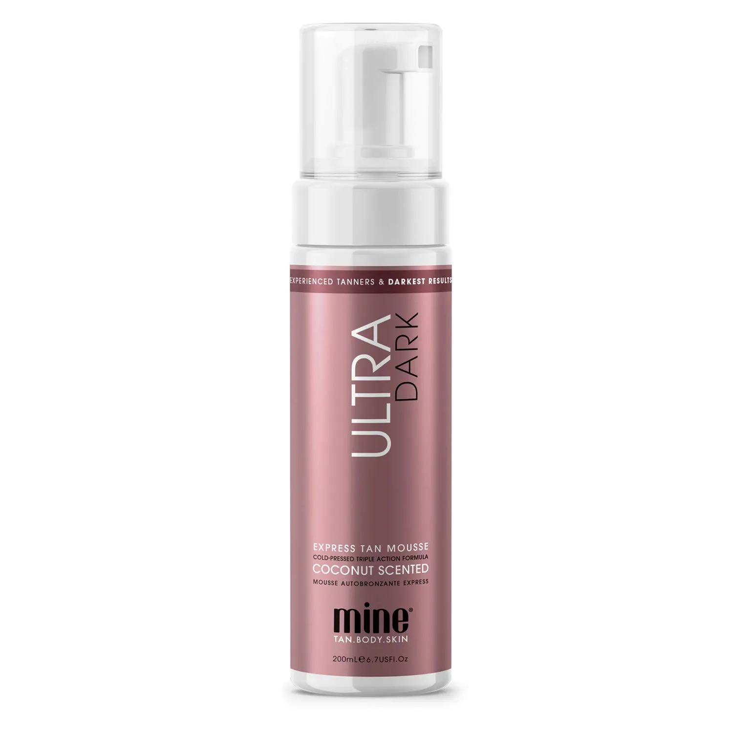 MineTan Ultra Dark Self Tanning Foam | Bronze Collection - Best Fake Tanner Mousse for a Deep Instant Bronzing Glow, 1 Hour Express, Face & Body, Ultra Hydrating Formula, Coconut Scented, 6.7 Fl Oz