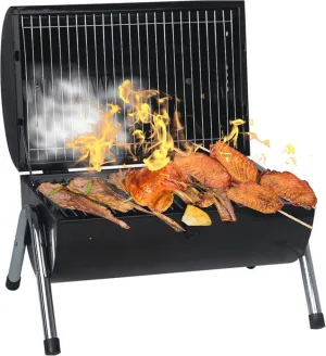 Mini Folding Portable Double Charcoal Grill for Patio Backyard Camping Anywhere Outdoor Cooking