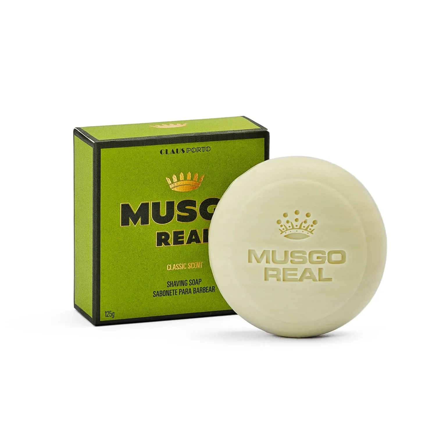 Musgo Real Men's Shave Soap - Classic Scent 4.4 0z