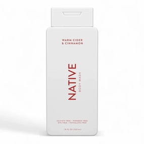 Native Body Wash - Warm Cider & Cinnamon - Seasonal | Sulfate Free - Paraben Free - Dye Free - Naturally Derived Clean Ingredients Leaving Skin Soft and Hydrating - 18 Fl Oz - Pack Of 01