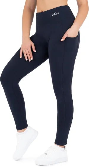 Nirlon Women's Leggings with Pockets High Waisted Workout Yoga Pants