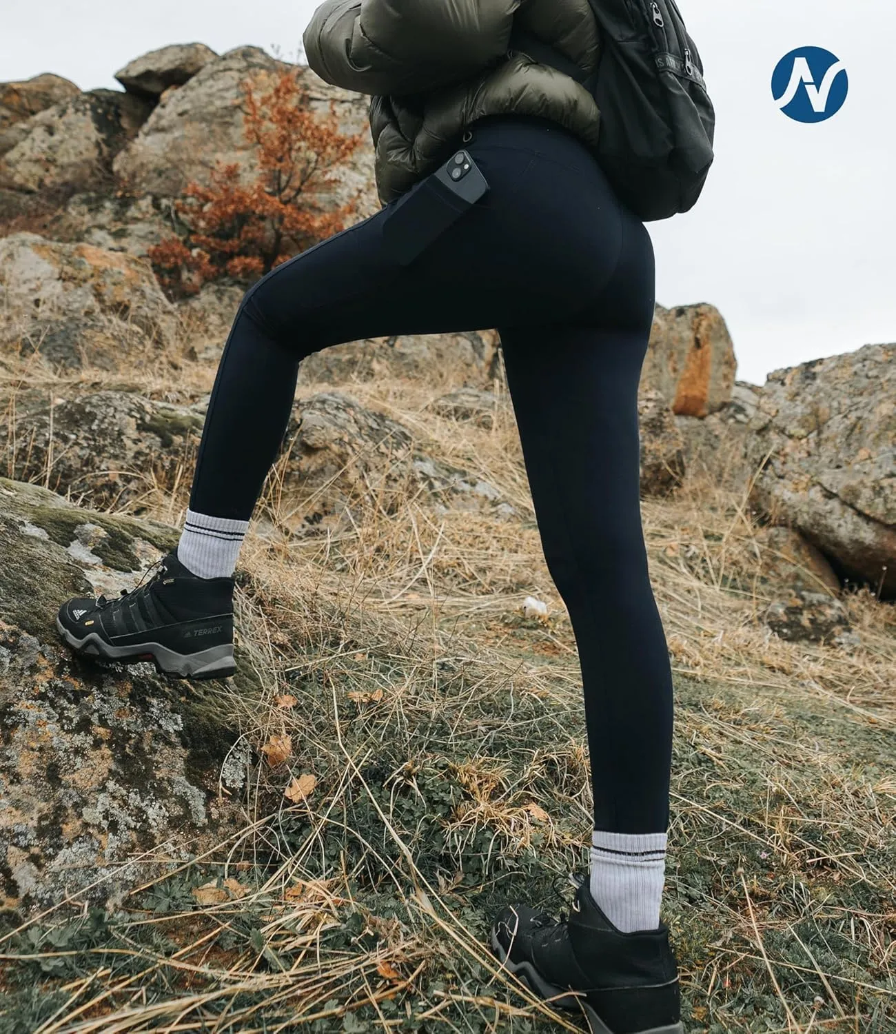 Nirlon Women's Leggings with Pockets High Waisted Workout Yoga Pants