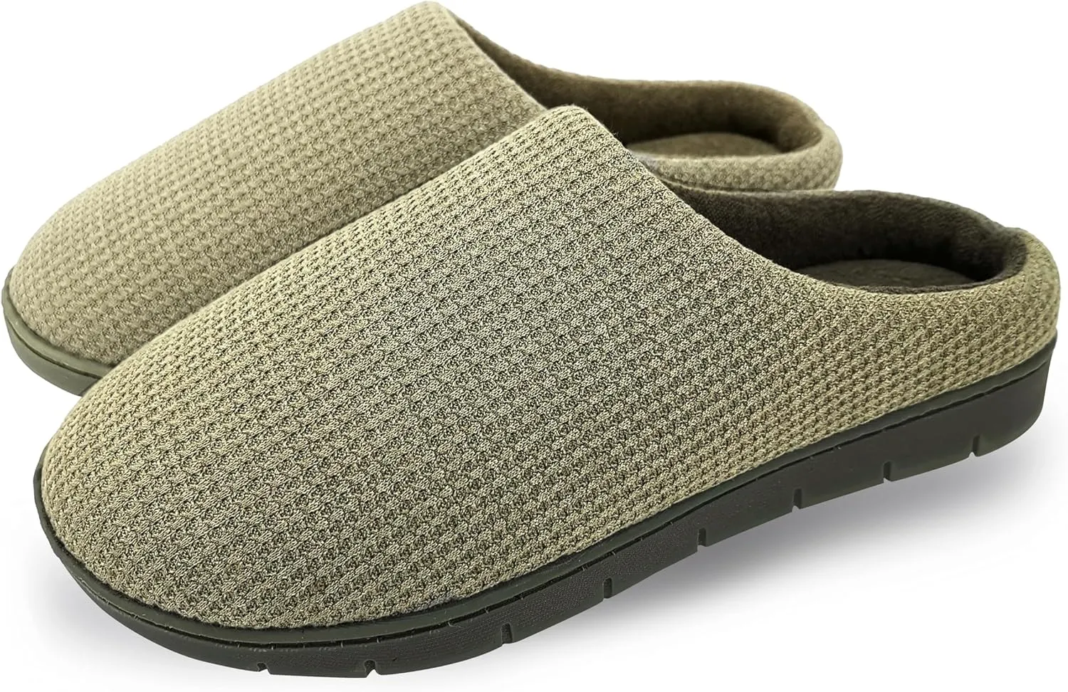 ofoot Comfortable and Supportive Women's Home Slippers with Memory Foam,Terry Cloth Lining Non-Slip TPR Outsole
