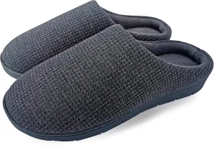 ofoot Comfortable and Supportive Women's Home Slippers with Memory Foam,Terry Cloth Lining Non-Slip TPR Outsole