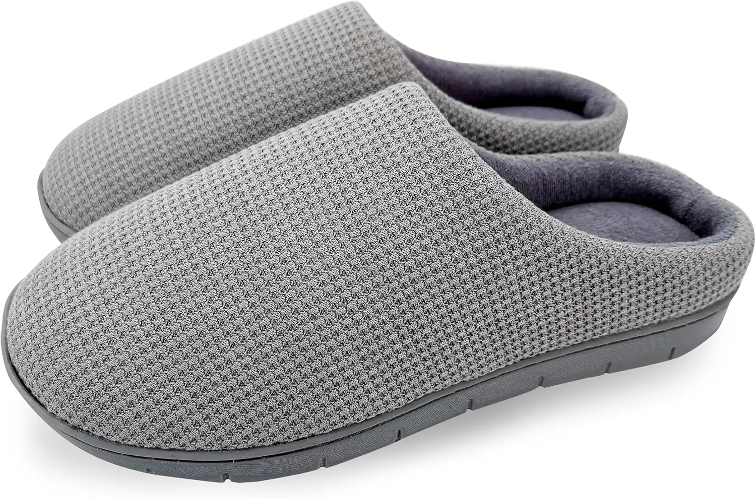 ofoot Comfortable and Supportive Women's Home Slippers with Memory Foam,Terry Cloth Lining Non-Slip TPR Outsole