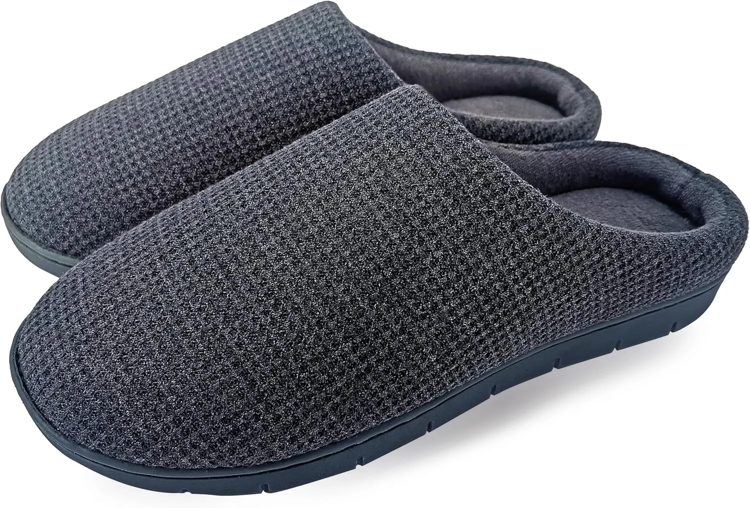 ofoot Comfortable and Supportive Women's Home Slippers with Memory Foam,Terry Cloth Lining Non-Slip TPR Outsole