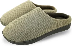 ofoot Comfortable and Supportive Women's Home Slippers with Memory Foam,Terry Cloth Lining Non-Slip TPR Outsole