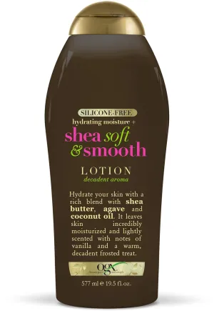 OGX Hydrating Moisture   Shea Soft & Smooth Body Lotion, 19.5 Fl Oz