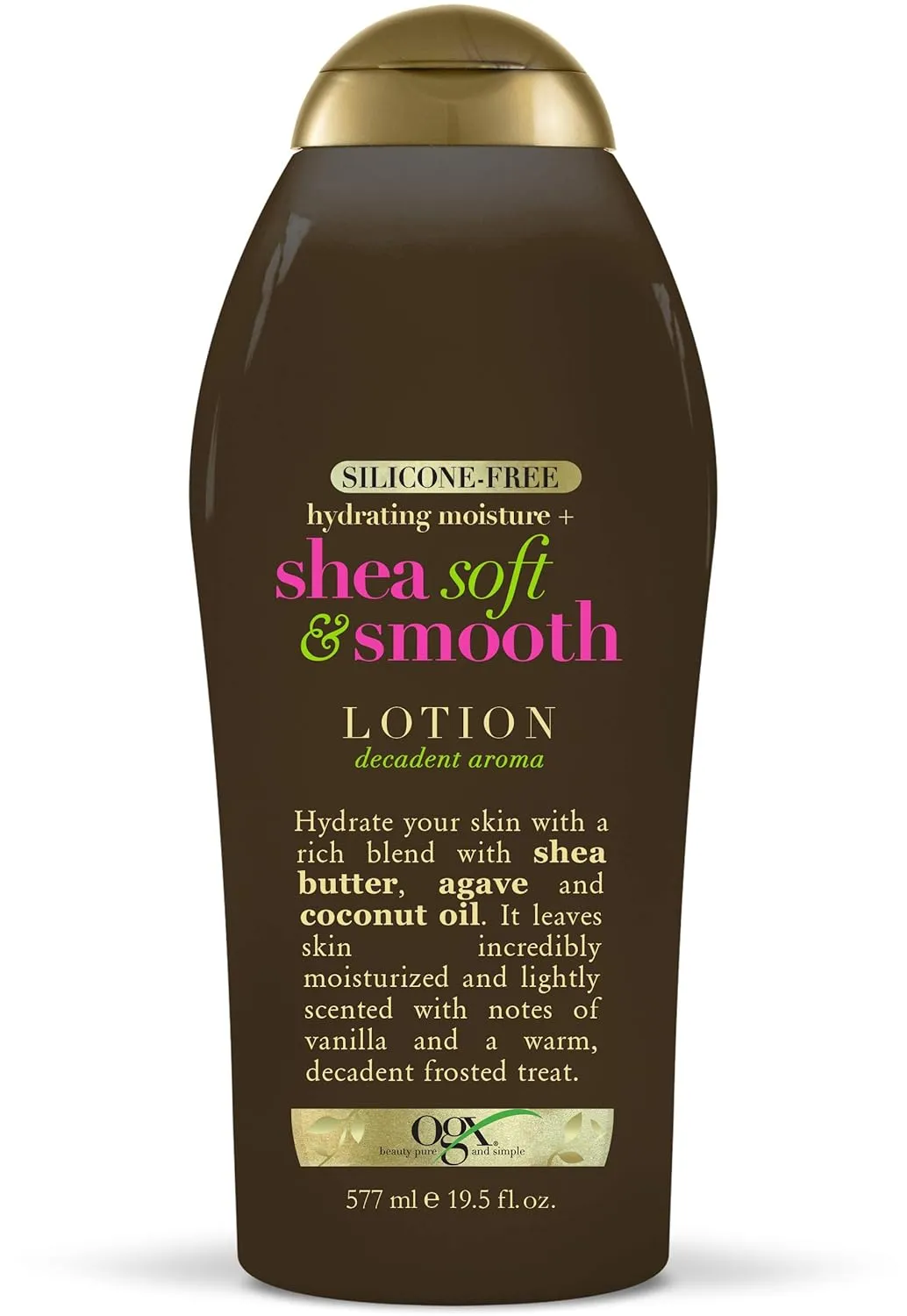OGX Hydrating Moisture   Shea Soft & Smooth Body Lotion, 19.5 Fl Oz